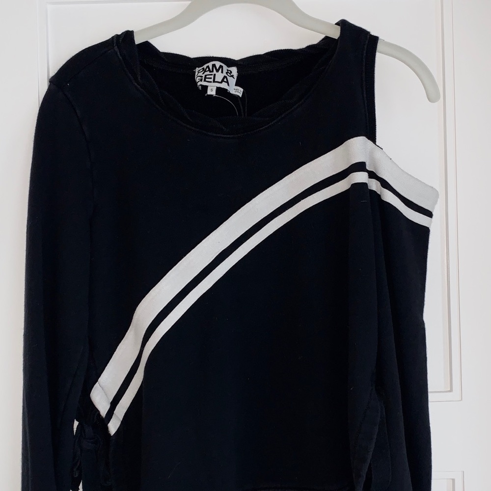 Pam and Gela One Shoulder Sweathirt